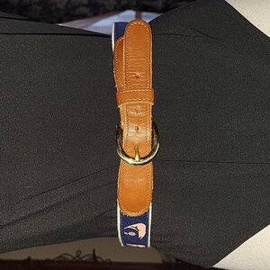 Preston Men's Size 40 Nautical Print Belt